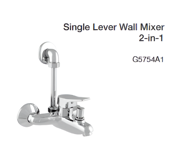 single lever wall mixer 2 in 1