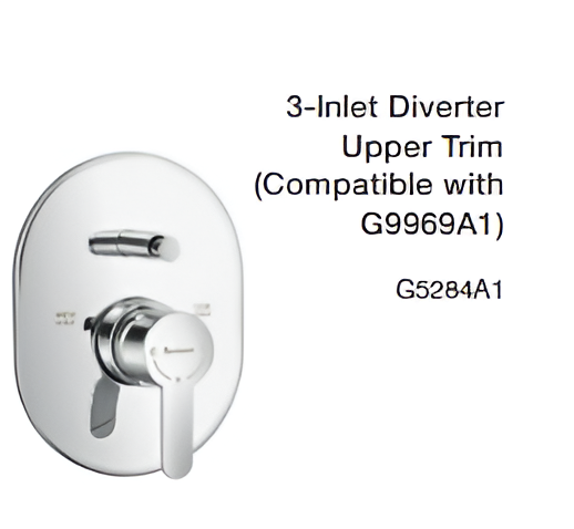 3 lnlet diverter upper trim (compatible with g9969a1) g5284a1