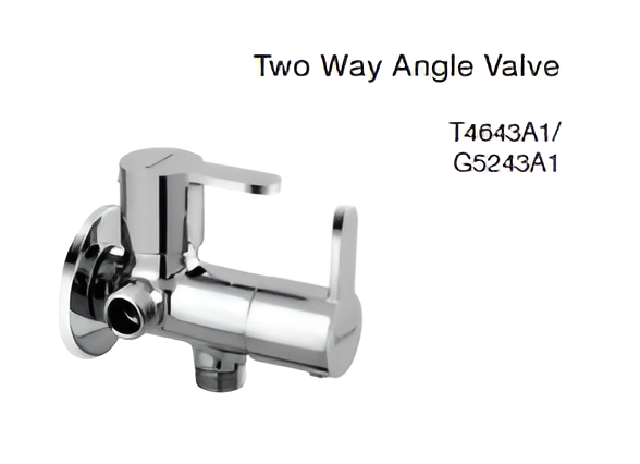 two way angle valve