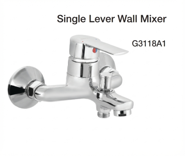 single lever wall mixer