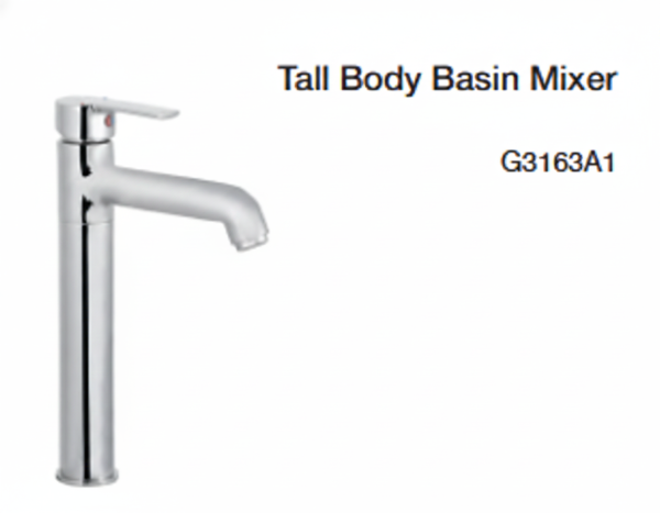 tall body basin mixer