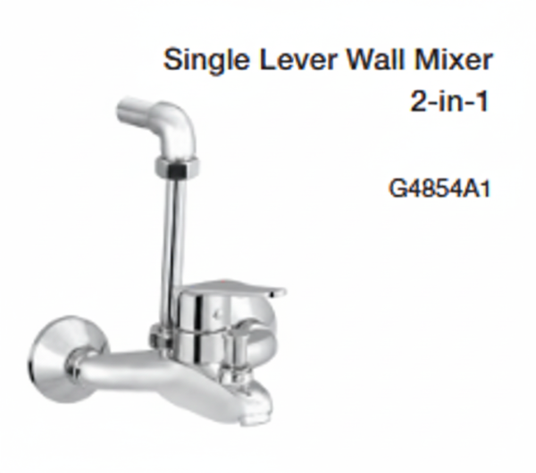 single lever wall mixer 2 in 1