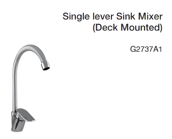 single lever sink mixer (deck mounted)