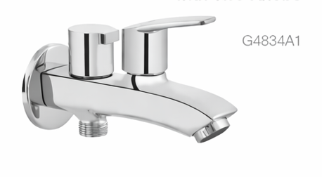 two way bib cock with two knobs