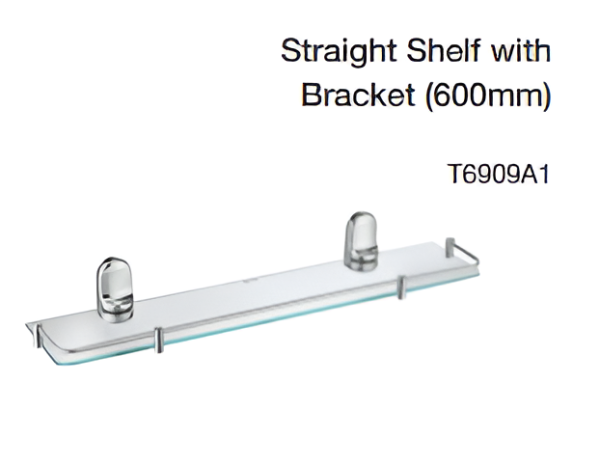 straight shelf with bracket (600mm)