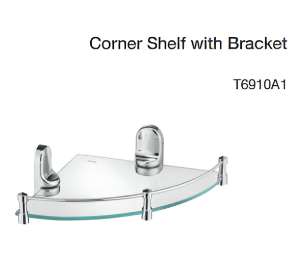 corner shelf with bracket