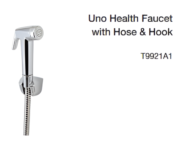 uno health faucet with hose & hook