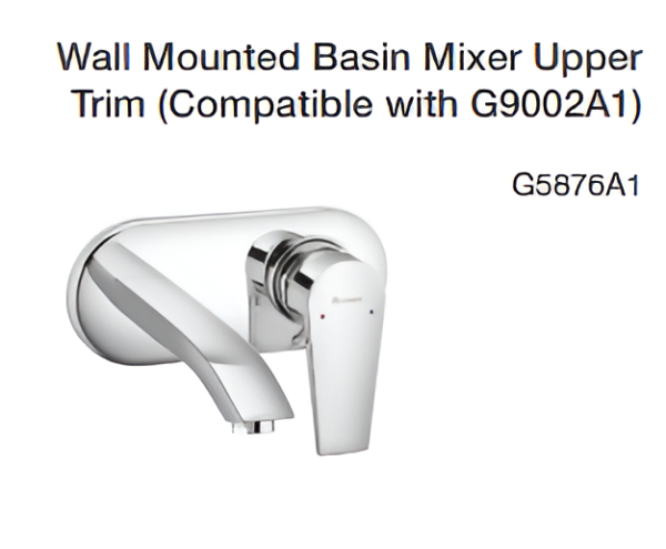 wall mounted basin mixer upper trim (compatible with g9002a1)