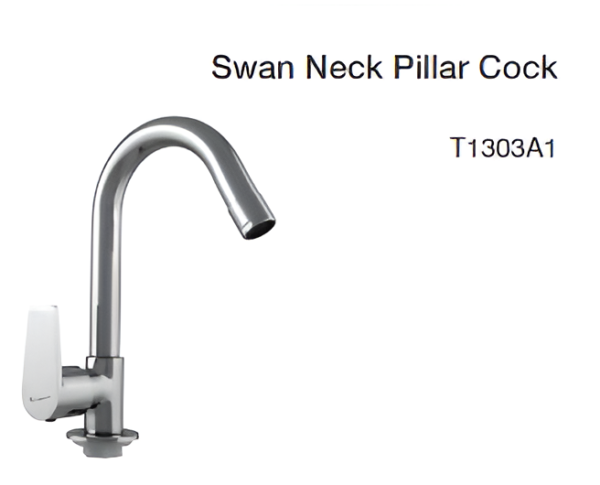 swan neck pillar cock