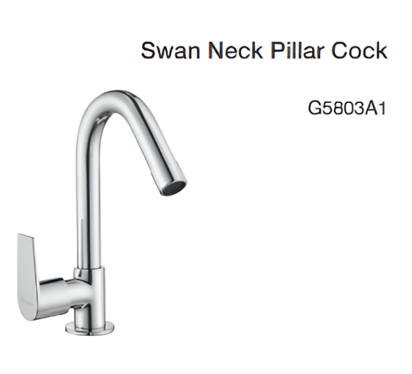 swan neck pillar cock