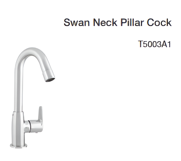 swan neck pillar cock